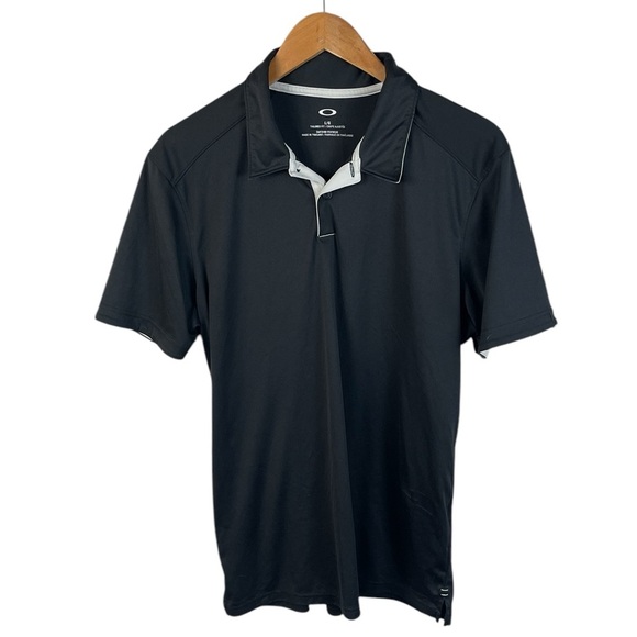 PO69 Men’s Oakley Brand Tailored Fit Performance Stretch Polo Shirt L - Picture 1 of 4